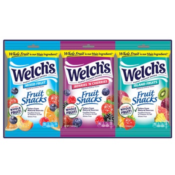 Welch's Fruit Snacks, Variety Pack, 2.25 oz, 20 ct