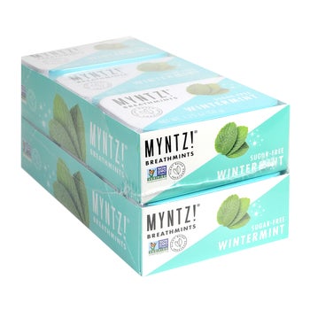 MYNTZ! Sugar Free Breathmints, Wintermint, 1.75 oz, 12 ct