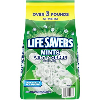 Life Savers Breath Mints Hard Candy, Wint O Green, 53.95 oz