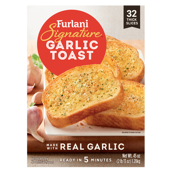 Furlani Signature Garlic Toast, Thick Slices, 32 ct