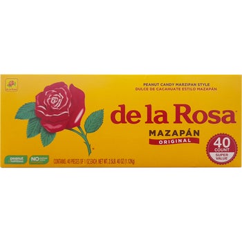 de la Rosa Mazapán Mexican Peanut Candy, Original, 1.0 oz, 40 ct