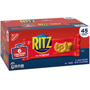 RITZ Crackers, Original, 0.68 oz, 45 ct