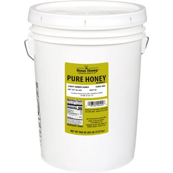 Sioux Pure Honey, Light Amber, 60 lbs