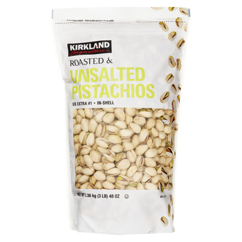 Kirkland Signature In-Shell Pistachios, Roasted and Unsalted, 3 lbs
