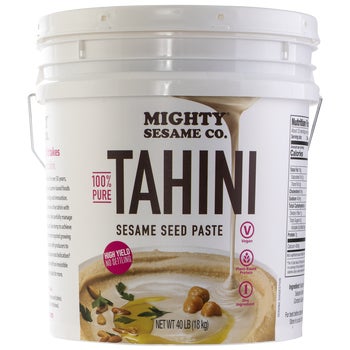 Mighty Sesame Co 100% Pure Tahini Sesame Seed Paste, 40 lbs