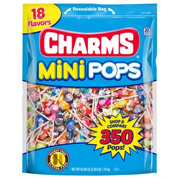 Charms Mini Pops, Assorted Flavors, 350 ct