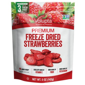 Volupta Premium Freeze Dried Strawberries, 5 oz