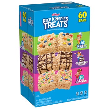 Kellogg's Rice Krispies Treats, Variety Pack, 60 ct