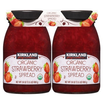Kirkland Signature Organic Strawberry Spread, 24 oz, 2 ct