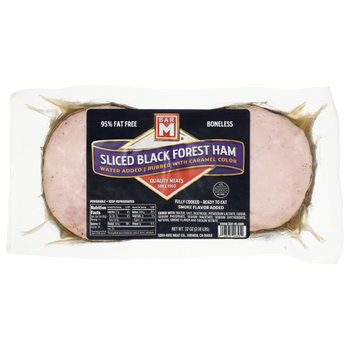 Bar M Black Forest Ham, Sliced, Boneless, 2 lbs