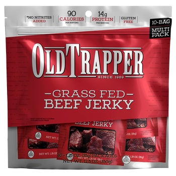 Old Trapper Beef Jerky, Grass-Fed, 1.25 oz, 10 ct
