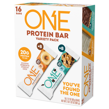 ONE Protein Bar, Variety Pack, 2.12 oz, 16 ct