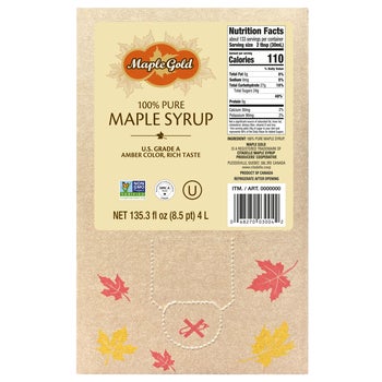Maple Gold 100% Pure Maple Syrup, 135.3 fl oz