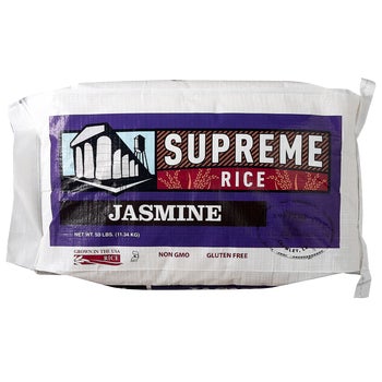 Louisiana Rice Mill Supreme Jasmine Rice, 50 lbs