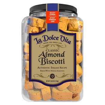 La Dolce Vita Classic Almond Biscotti, 40 oz
