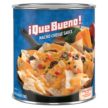 Que Bueno Nacho Cheese Sauce, #10 can, 6 lbs 10 oz
