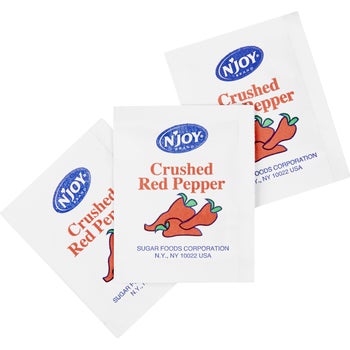 N'Joy Crushed Red Pepper Portion Packets, 500 ct