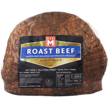 Bar M Roast Beef, 6 lb avg wt