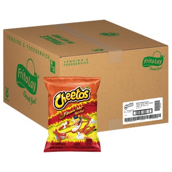 Frito-Lay Cheetos Crunchy, Flamin' Hot, 2 oz, 64 ct