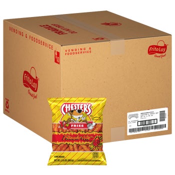 Chester's Fries Chips, Flamin' Hot, 1.75 oz, 64 ct