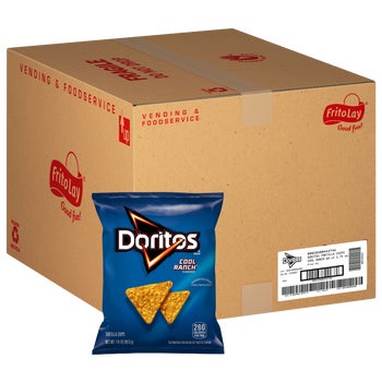 Doritos Tortilla Chips, Cool Ranch, 1.75 oz, 64 ct