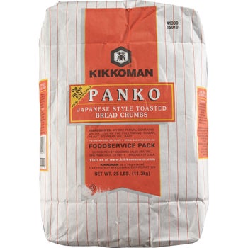 Kikkoman Panko Japanese Style Bread Crumbs, 25 lbs