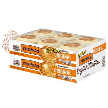 Thomas' Original Nooks and Crannies English Muffin, 24 ct
