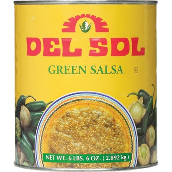 Del Sol Green Salsa, #10 can, 6 lbs 6 oz
