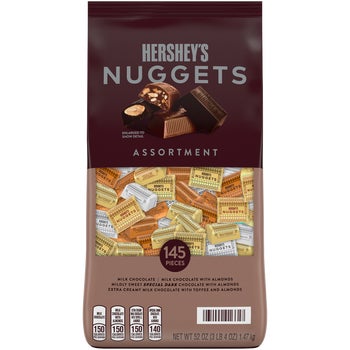 Hershey's Chocolate Nuggets, Variety Pack, 52 oz, 145 ct