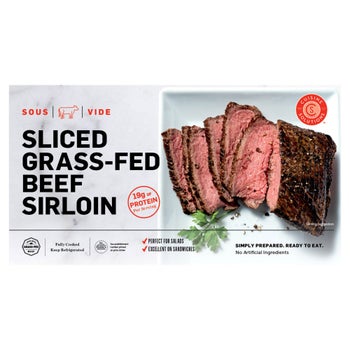 Cuisine Solutions Sliced Grass-Fed Beef Sirloin, 2 lb avg wt