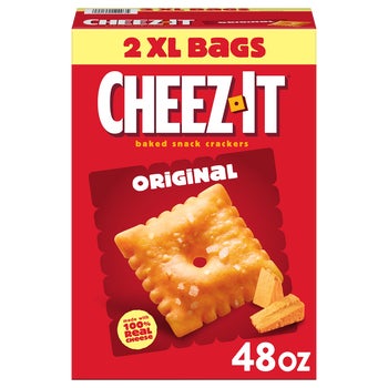 Cheez-It Baked Snack Crackers, Cheddar, 48 oz