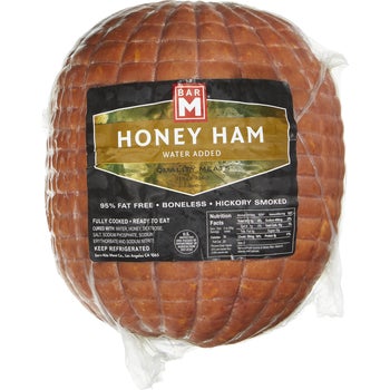 Bar M Honey Ham, 9 lb avg wt