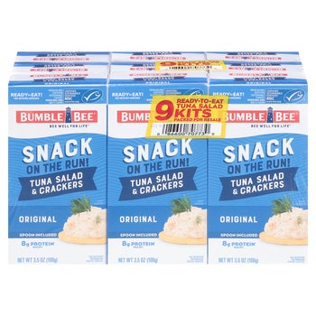 Bumble Bee Tuna Salad with Crackers, Original, 3.5 oz, 9 ct