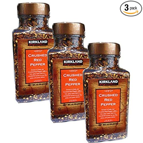 Kirkland Signature Crushed Red Pepper, 10 Ounce ( Pack of 3 )