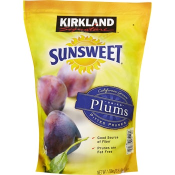 Kirkland Signature Sunsweet Whole Dried Plums, 56 oz