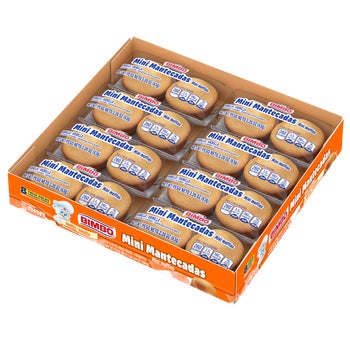 Bimbo Mini Mantecadas, Vanilla, 2.2 oz, 8 ct