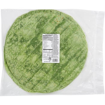 La Fiesta 13.5" Spinach Tortillas, 10 ct