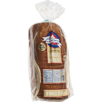 California Baking Co. Deli Style Whole Wheat Bread, 2 lbs