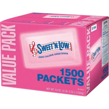 Sweet'N Low Portion Packets, 1500 ct