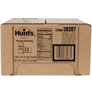 Hunt's Ketchup Portion Packets, 1000 ct