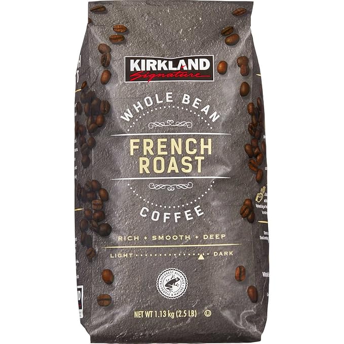 Kirkland Signature Whole Bean Coffee, French Roast, 2.5 lbs