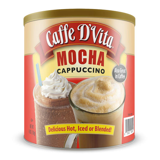 Caffe D'Vita Mocha Cappuccino Hot or Iced 4 lbs (2 pack)