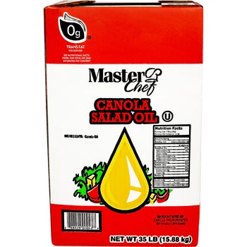 Master Chef Canola Salad Oil, 35 lbs