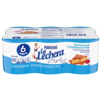 Nestlé La Lechera Sweetened Condensed Milk, 14 oz, 6 ct