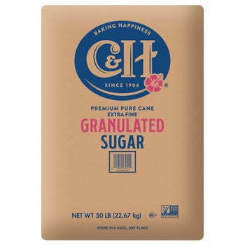 C&H Pure Cane Sugar, Granulated, 50 lbs