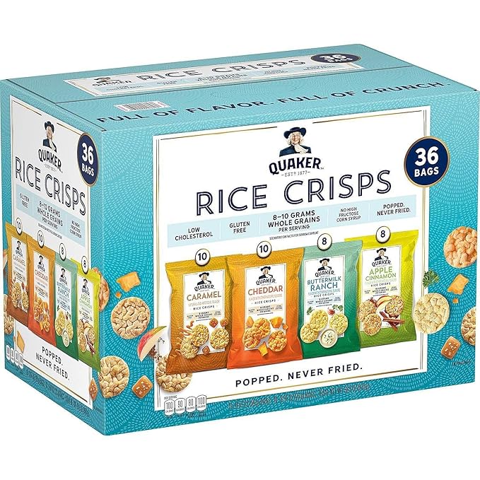 Quaker Rice Crisps Variety Pack (36 pk.)