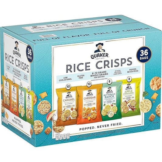 Quaker Rice Crisps Variety Pack (36 pk.)