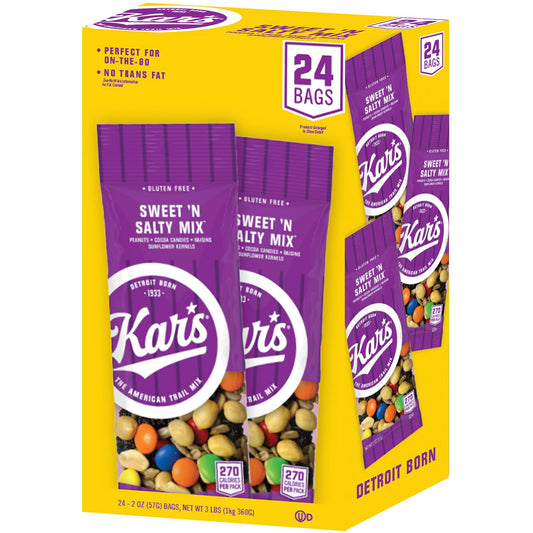 Kar's Nuts Snacks FOOD,NUTS,SWT N SLTY,24PK (Pack of5)