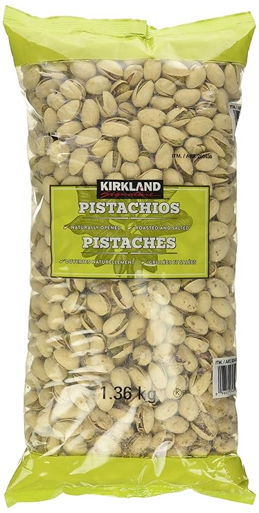 Kirkland Signature California Dry Roasted & Salted In-Shell Pistachio, 48 Ounce