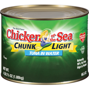 Chicken of the Sea Chunk Light Tuna in Water, 66.5 oz